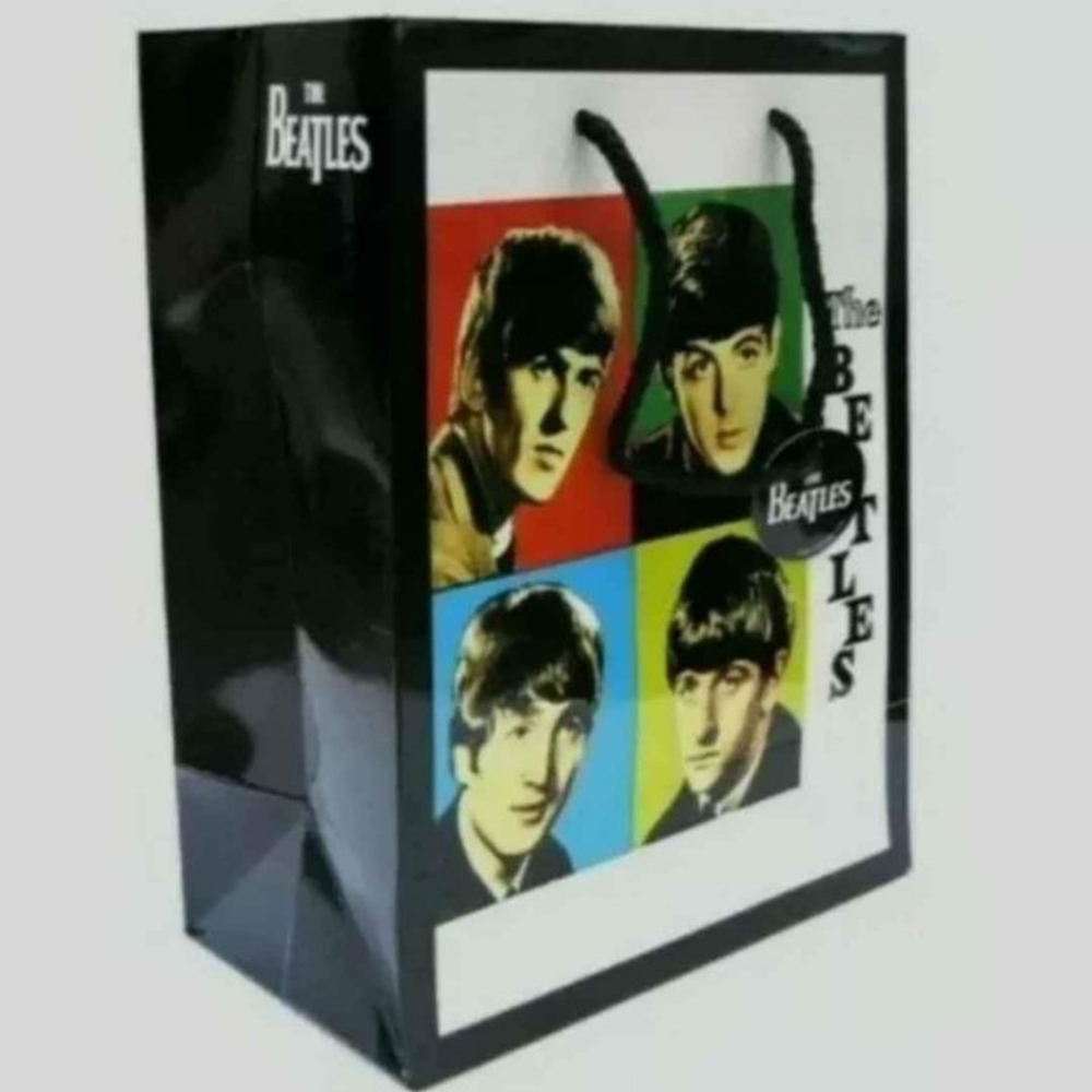 (6) New Gift Bags "The Beatles Early Years" Officially Licensed  Size 7" x 9"